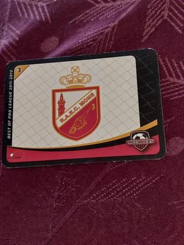 Voetbalkaart : Megakicks / R.A.C. Mons / Embleem/2011-2012 beschikbaar voor biedingen