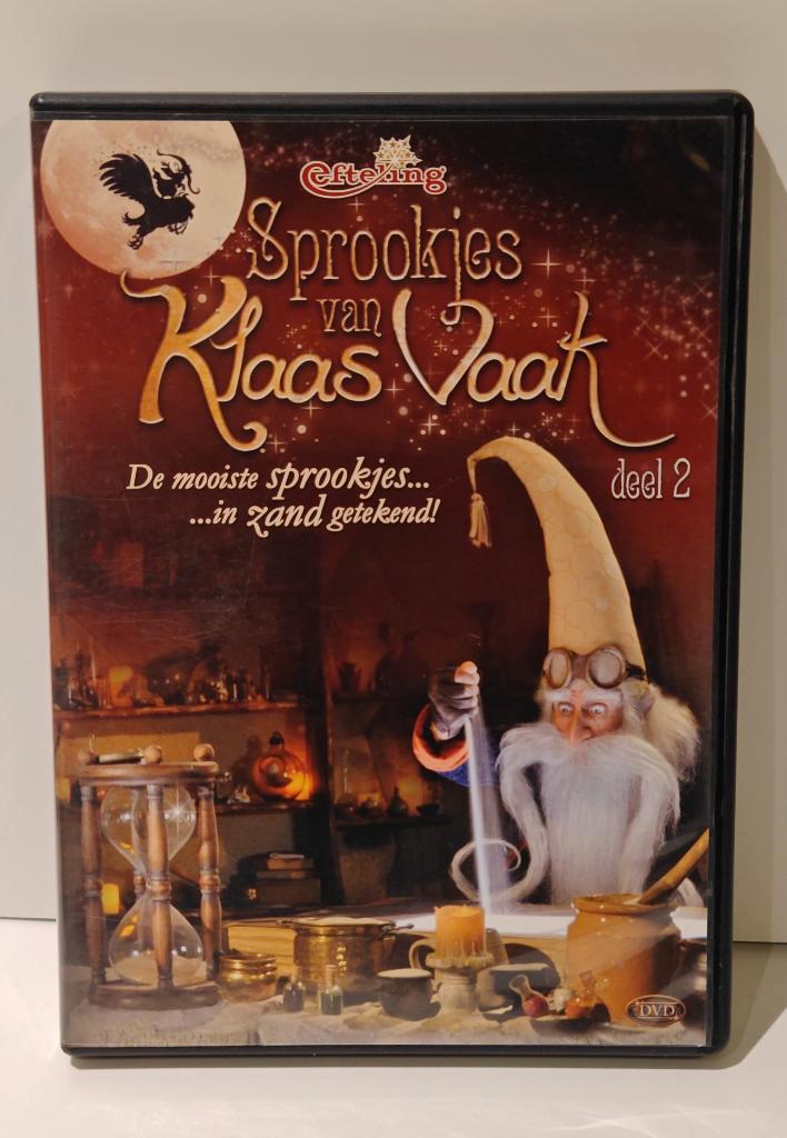 Dvd Klaas Vaak Deel 2 – mooiste sprookjes in zand Efteling, Cd's en Dvd's, Dvd's | Kinderen en Jeugd, Zo goed als nieuw, Tv fictie