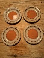 4 vintage Italiaanse ontbijtbordjes, Ophalen of Verzenden