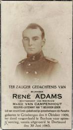 GM2 Lieutenant Adams Grimbergen Dortmund 30.06.1943, Envoi, Image pieuse