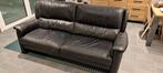 Lederen zetel 3 (4) zit, Huis en Inrichting, Ophalen, Gebruikt, Lederen zetel, Driepersoons
