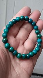 Bracelet élastique avec chrysocolle, Enlèvement ou Envoi, Neuf, Bleu, Élastique