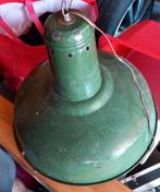 Groene emaille hanglamp, Ophalen of Verzenden