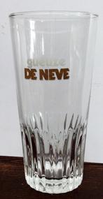bier brouwerij glas De Neve gueuze Schepdaal geribd, Ophalen of Verzenden, Zo goed als nieuw