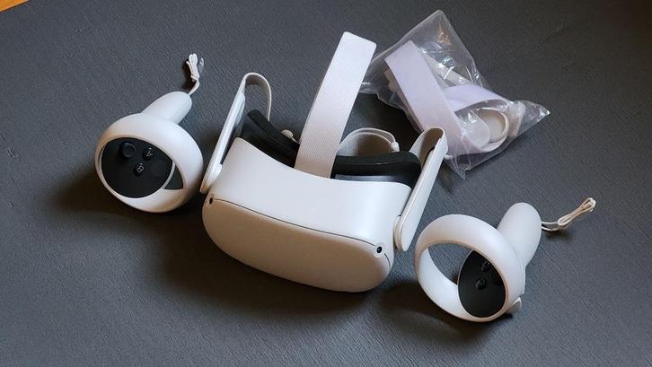 Oculus Quest 2 - 128 GB, Games en Spelcomputers, Virtual Reality, Zo goed als nieuw, Overige platformen, VR-bril, Ophalen