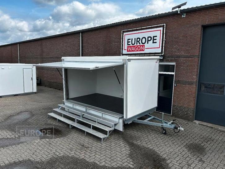 EUROPEWAGON Beurs aanhanger podium wagen (bj 2025), Zakelijke goederen, Stock en Retail | Verkoopwagens