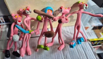 Panter Rose collectie met 5 figuren  beschikbaar voor biedingen
