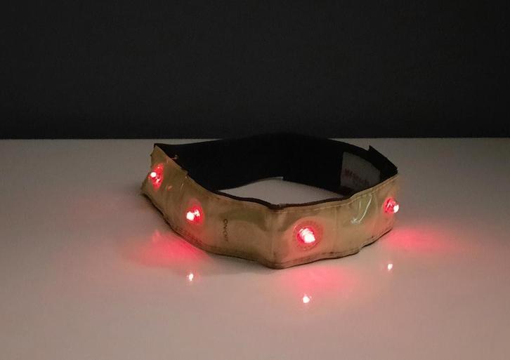 Veiligheidsband led verlichting, Sport en Fitness, Loopsport en Atletiek, Zo goed als nieuw, Overige typen, Ophalen of Verzenden