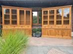 Teak buffetkast/vitrinekast GRATIS LEVERING, Huis en Inrichting, Ophalen of Verzenden, Zo goed als nieuw