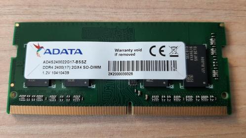 ADATA Ram Module 2GB DDR4 2400 MHz SO-DIMM 260 pin, Computers en Software, RAM geheugen, Zo goed als nieuw, Server, 2 GB, DDR4