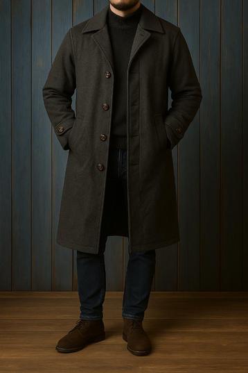 Loden Frey x Eduard Ketner luxe wollen mantel maat 50 beschikbaar voor biedingen