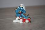telefoon smurf , figuur , Pey Schleich , 1980 mooie staat, Ophalen of Verzenden, Gebruikt, Overige Smurfen, Poppetje, Figuurtje of Knuffel