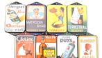 8 stuks - Mooie emaille deurpostje / emaille reclame, Ophalen of Verzenden, Nieuw, Reclamebord