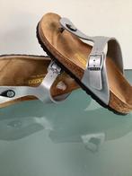 Gratis Verzenden | Birkenstock Nieuwe zilveren slippers 38, Kleding | Dames, Schoenen, Slippers, Overige kleuren, Verzenden, Nieuw