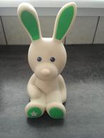 Konijntje bunny groen spaarpot UITVERKOOP, Ophalen of Verzenden, Nieuw, Kraamcadeau
