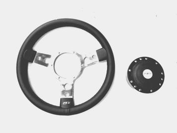 Sportstuur leder + naaf Classic Mini Cooper.  beschikbaar voor biedingen