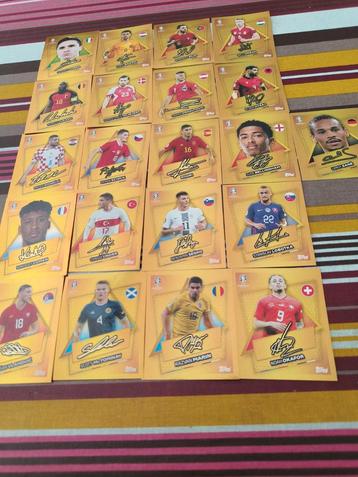 Set met alle 21 SP STICKERS EURO 2024