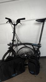 Brompton Electric Black H6R bagagerek met 6 versnellingen, Ophalen, Brompton, 16 tot 18 inch, Versnellingen