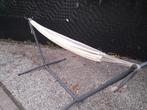 Hangmat frame en doek, Tuin en Terras, Hangmatten, Ophalen, Meerpersoons, Zo goed als nieuw, Met standaard