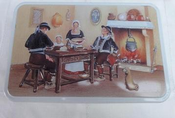 Frans Massilly blik Bretonse familie , potten & aardewerk, Enlèvement ou Envoi, Utilisé, Autre, Autres marques