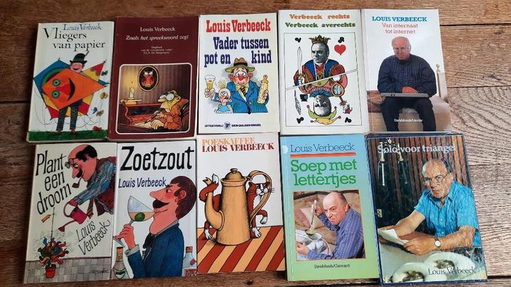 Boeken Louis Verbeeck, Boeken, Literatuur, Ophalen