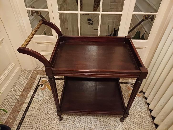 Table roulante/table roulante, Maison & Meubles, Tables | Dessertes, Comme neuf, 50 à 75 cm, 50 à 100 cm, Rectangulaire, Cerisier