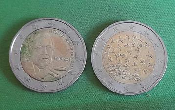 2 x 2 euro, Belgisch voorzitterschap/ Helmut schmidt beschikbaar voor biedingen