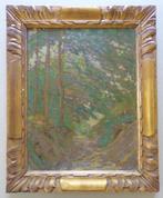 MAURICE PAUL / SOUS-BOIS / OLIEVERF KARTON / 43x35cm / KADER, Antiek en Kunst, Ophalen of Verzenden