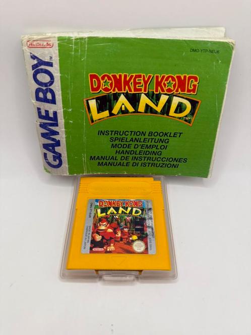 Donkey Kong Land Nintendo Gameboy + Manual, Games en Spelcomputers, Games | Nintendo Game Boy, Gebruikt, Avontuur en Actie, 1 speler