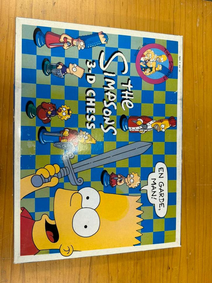 Simpsons 3D schaakspel, Hobby en Vrije tijd, Gezelschapsspellen | Bordspellen, Een of twee spelers, Ophalen