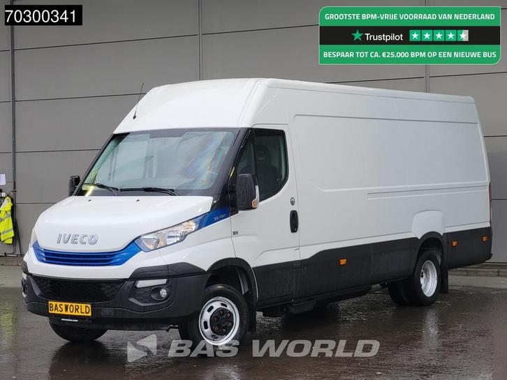 Iveco Daily 35C14 3.0L CNG L3H2 Dubbellucht 3,5t Trekhaak Cr, Auto's, Bestelwagens en Lichte vracht, Bedrijf, Te koop, Bochtverlichting