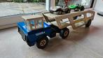Grand camion transporteur TONKA 1/18 avec 2 buggy's, Enlèvement ou Envoi, Utilisé
