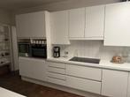Volledig uitgeruste keuken + toestellen, Huis en Inrichting, Keuken | Complete keukens, Ophalen, Gebruikt, U-keuken, Wit