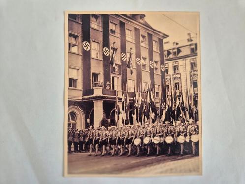 Foto Hitlerjugend optocht Nürnberg 1937 met toelichting, Verzamelen, Militaria | Tweede Wereldoorlog, Ophalen of Verzenden