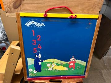 Vintage krijtbordje Teletubbies beschikbaar voor biedingen