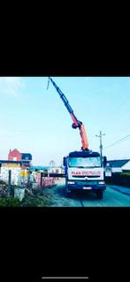 Renault kerax avec grue palfinger et benne, Achat, 2 places, Noir, 2 portes