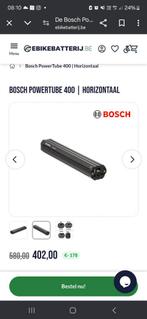 Demomo accu bosch 400wh horizontaal plus verlengstuk, Fietsen en Brommers, Ophalen of Verzenden, Zo goed als nieuw