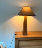 Grote strakke lampadaire met teaken voet, Ophalen, Strak, Zo goed als nieuw, 75 cm of meer