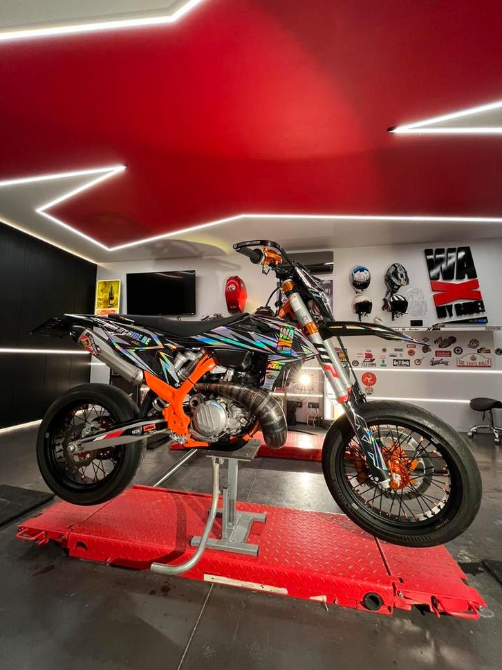 KTM 2-takt EXC 300 cc TPI six days supermotard supermoto, Motoren, Motoren | KTM, Particulier, SuperMoto, 1 cilinder, Sportuitlaat