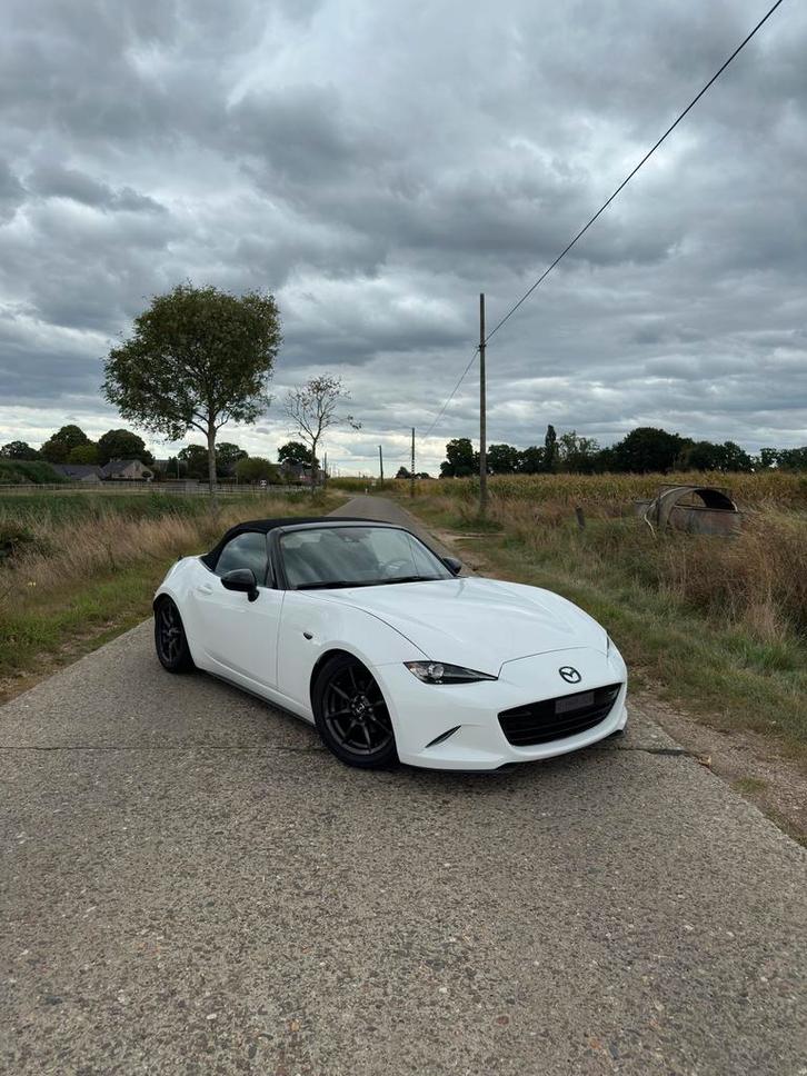 Mazda MX-5 nd, Auto's, Mazda, Particulier, MX-5, Benzine, Euro 6, Cabriolet, 2 deurs, Handgeschakeld, Wit, Zwart, Leder, Achterwielaandrijving