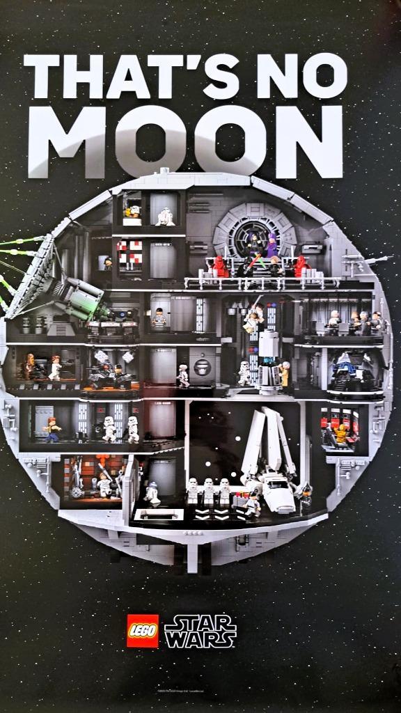 Lego Star Wars Death Star Poster 5010030 Limited edition, Verzamelen, Star Wars, Nieuw, Boek of Poster, Ophalen of Verzenden