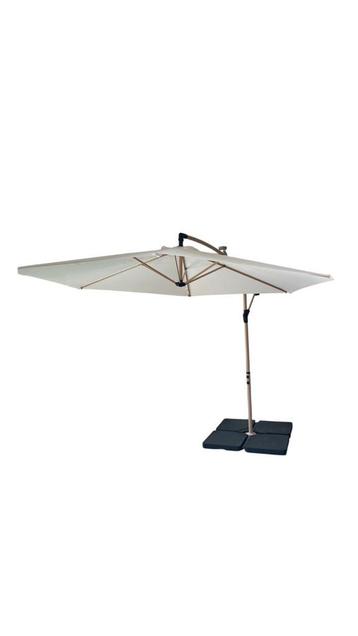Parasol met voet | 3 meter | Goede staat beschikbaar voor biedingen