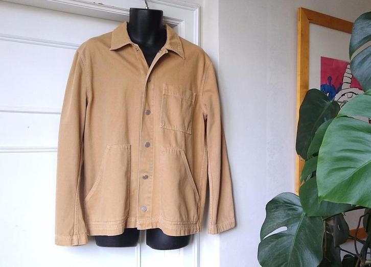 Weekday "Jess" denim jacket desert / camel, mt M (oversized), Kleding | Dames, Jassen | Zomer, Zo goed als nieuw, Maat 38/40 (M)