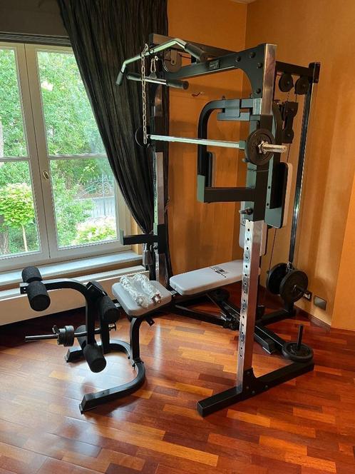 Fitnesstoestel professioneel, Sport en Fitness, Fitnessapparatuur, Zo goed als nieuw, Krachtstation, Armen, Benen, Borst, Buik