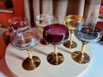 6 verres vintage colorés, Ophalen