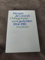 Onbegonnen werkgedichten - Herman de Coninck 1964-1982, Boeken, Ophalen of Verzenden, Zo goed als nieuw