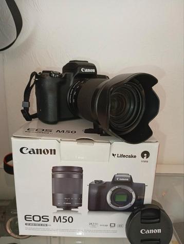 Canon M50 met 18-150mm beschikbaar voor biedingen