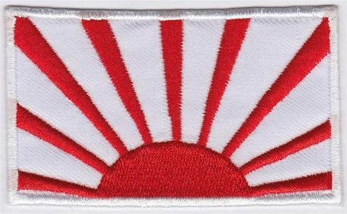 Japanse Kamikaze vlag stoffen opstrijk patch embleem #2, Motoren, Accessoires | Overige, Nieuw, Verzenden