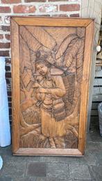 Houten paneel decoratie 138x77cm, Ophalen