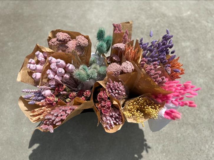 Partij droogbloemen ‘Flowers by Floriette’, Huis en Inrichting, Woonaccessoires | Droogbloemen, Nieuw, Ophalen